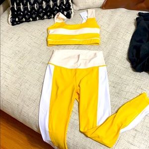 NEW WITH TAGS - Athletic leggings & sport bra set